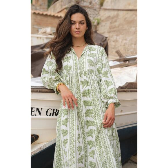 House of Sundar Liana Mid Dress - Fern Size XL - Picture 2 of 9